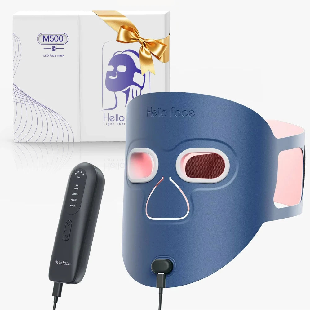 Hello Face Wireless Red Light Therapy Facial Mask