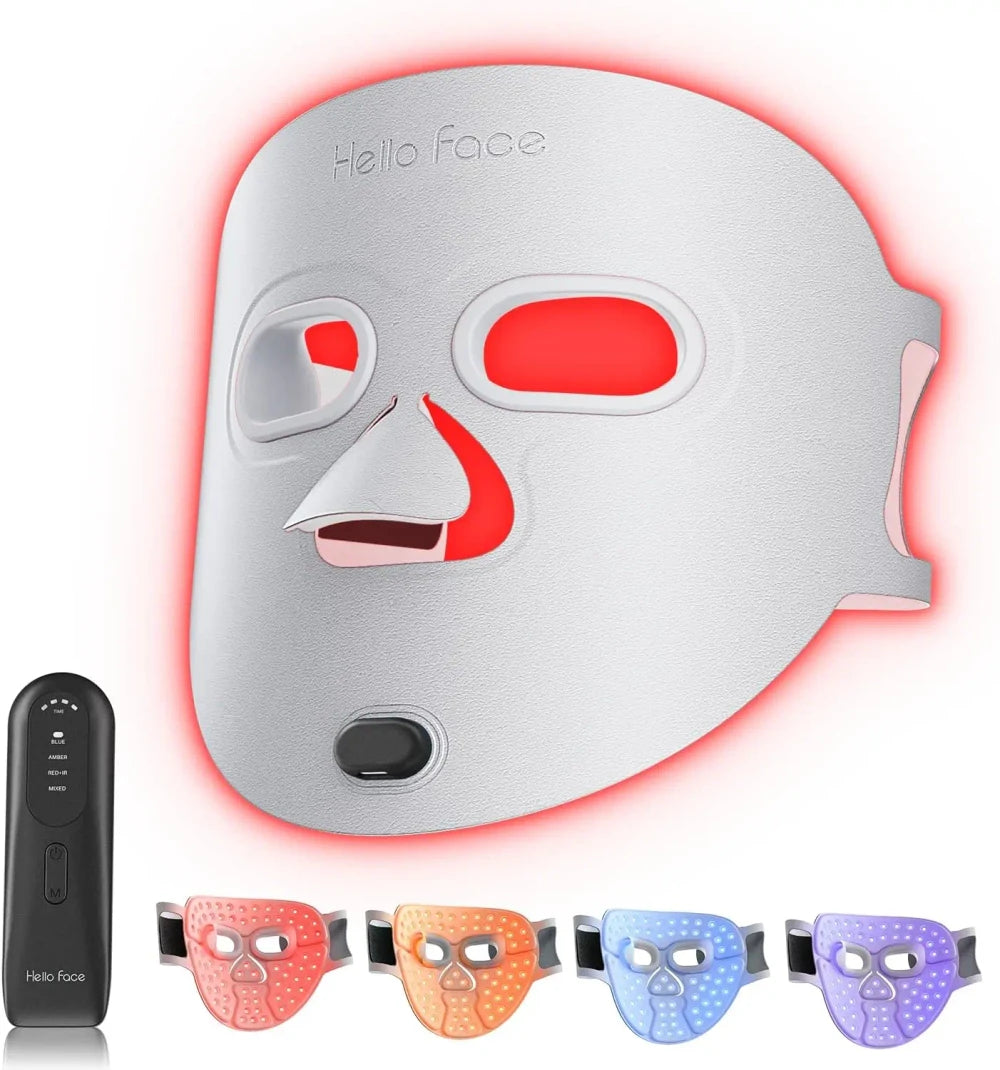 Hello Face Wireless Red Light Therapy Facial Mask
