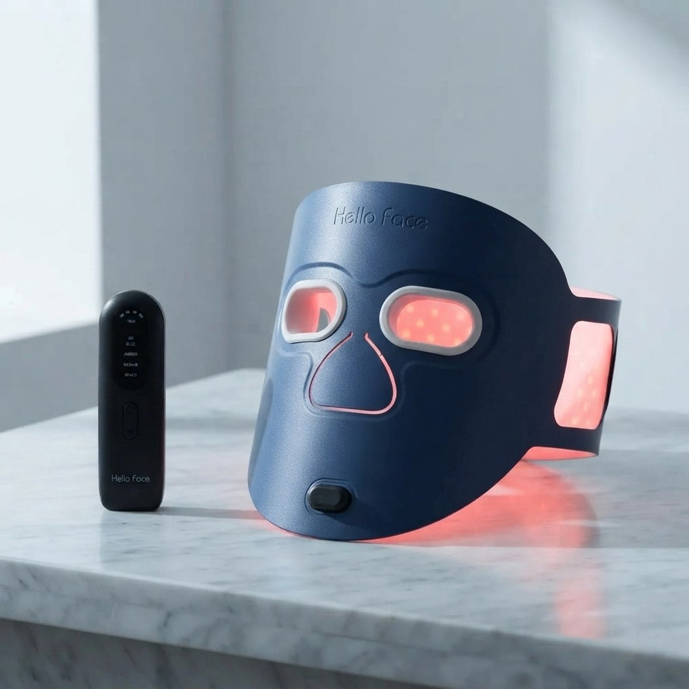 Hello Face Wireless Red Light Therapy Facial Mask