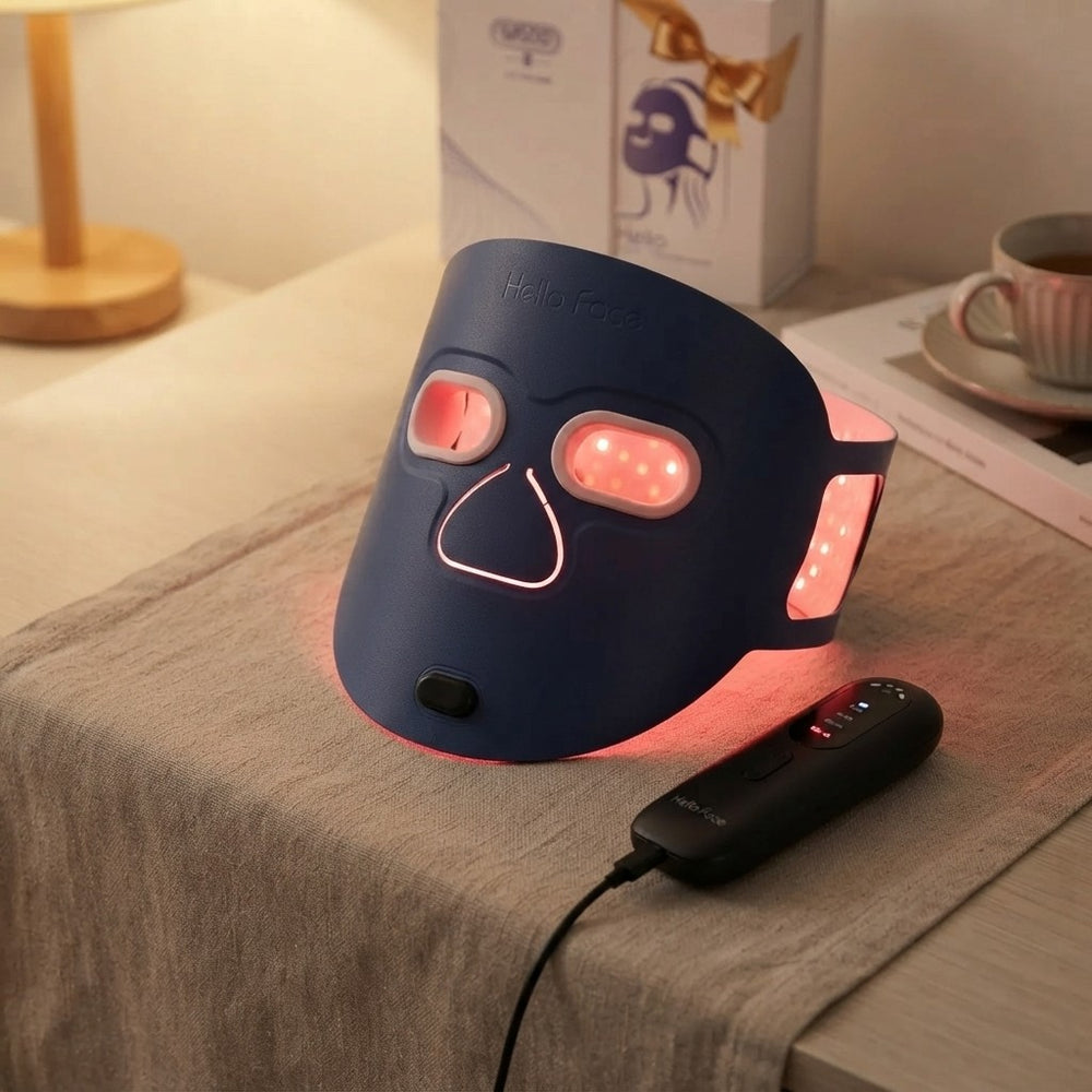 Hello Face Wireless Red Light Therapy Facial Mask